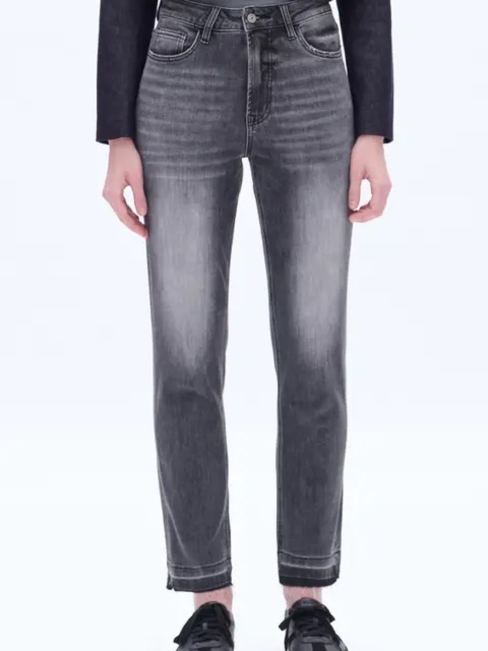 Judy Blue NWT tummy control size 9 high waist Washed Grey Ankle Jeans